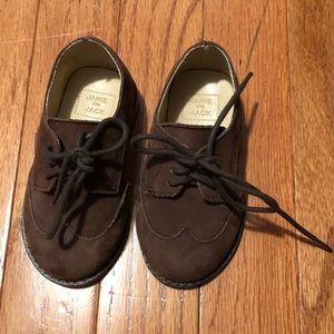 Janie and Jack Leather Wingtip Shoe